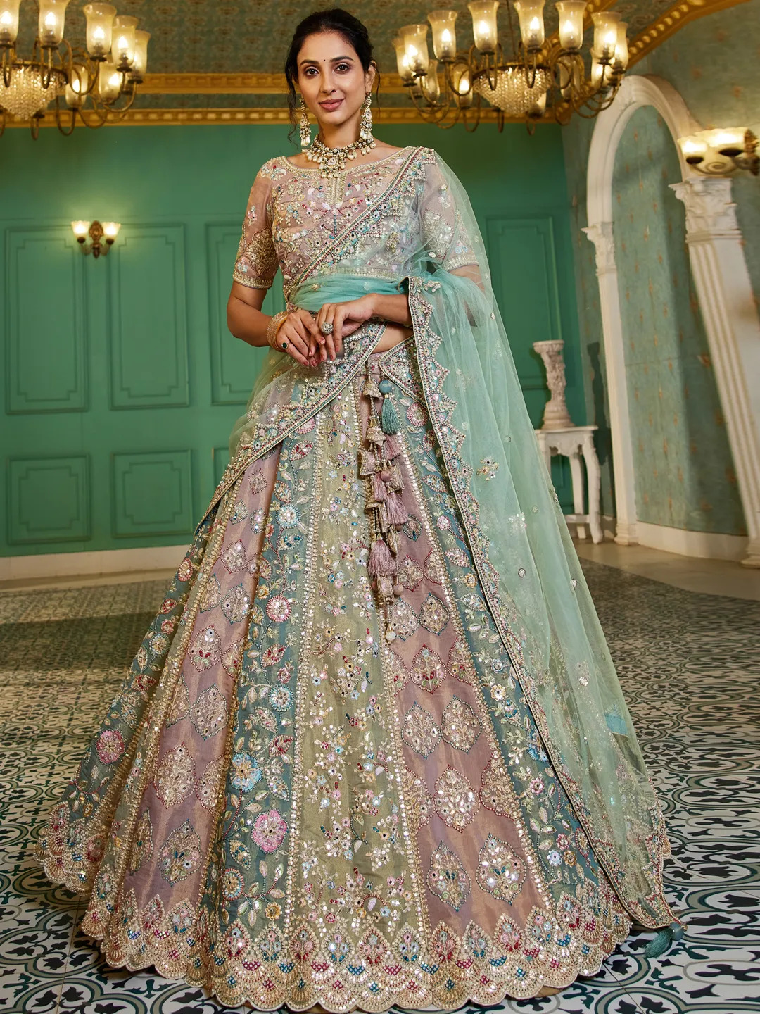 The Timeless Charm of Net Lehengas: A Must-Have for Every Wardrobe