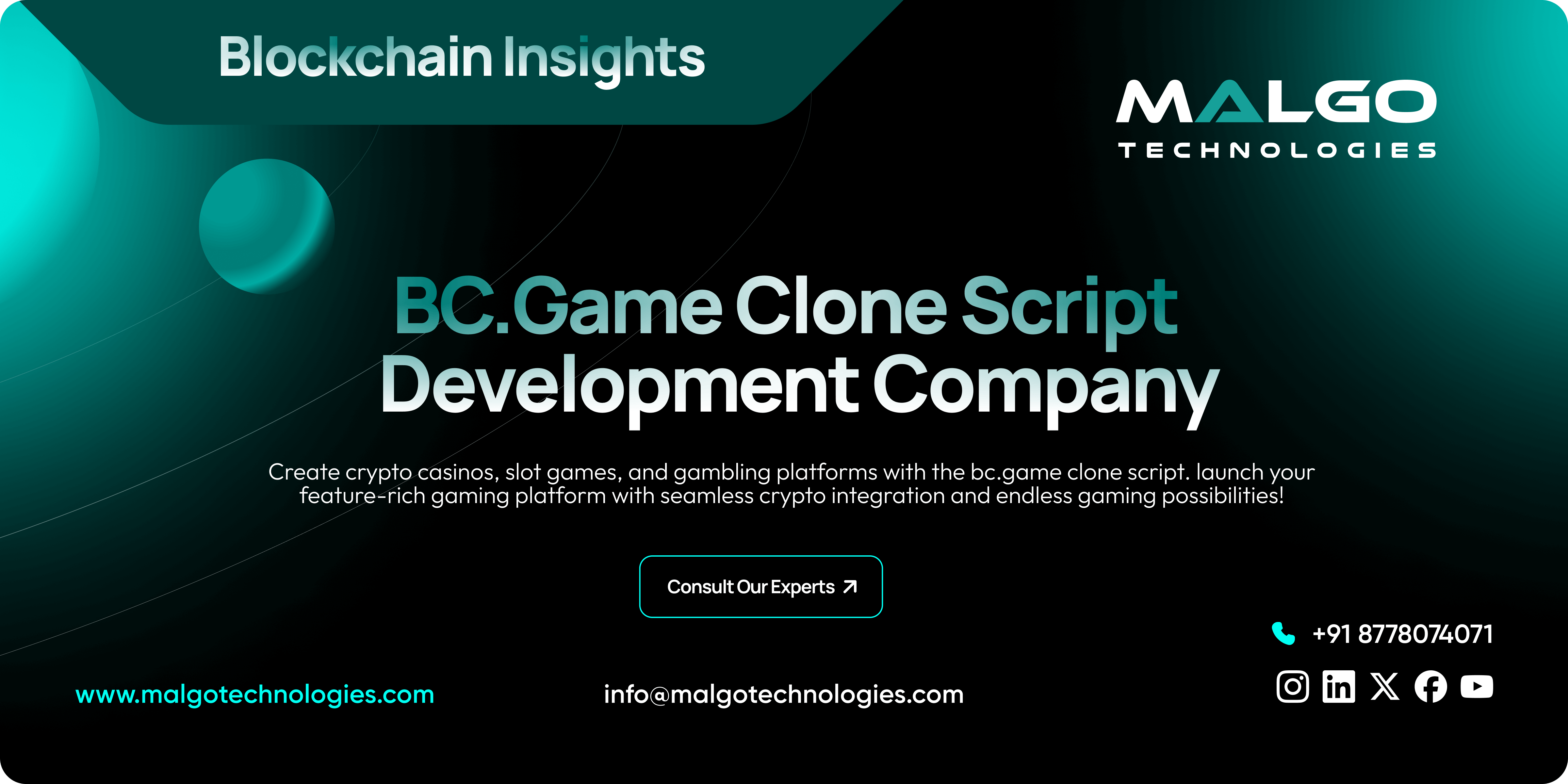 BC.Game Clone Script To Build Crypto Casino and Gambling Games
