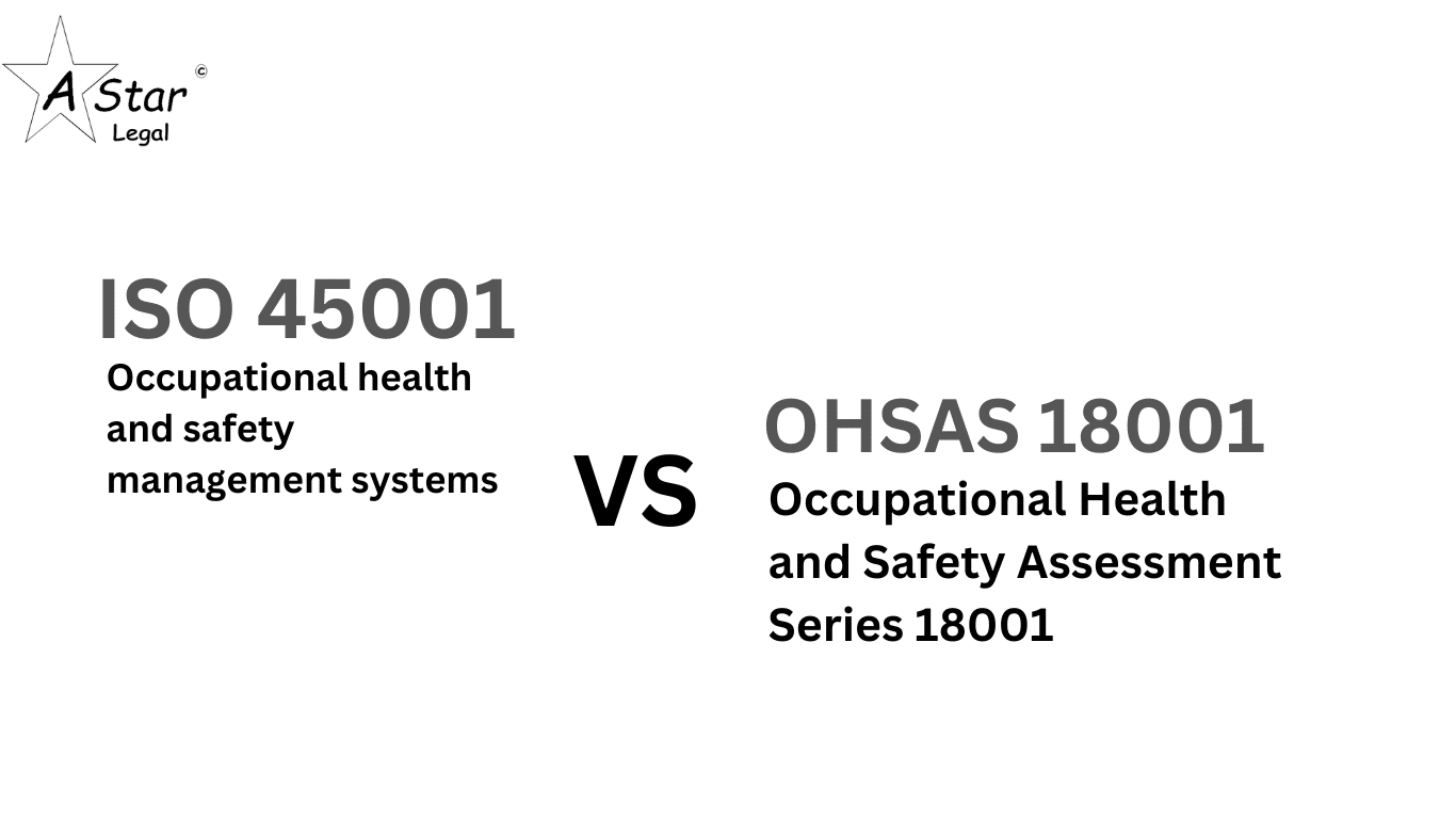 What is the main difference between OHSAS 18001 vs ISO 45001?