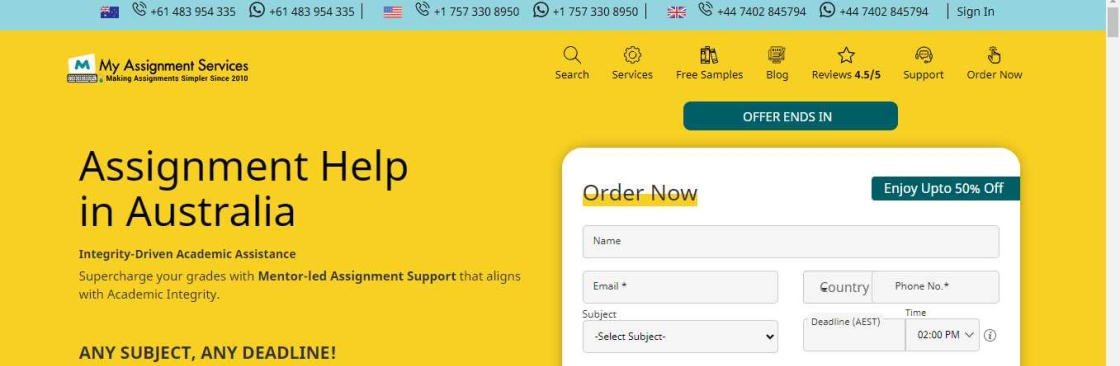 My Assignment Services Cover Image