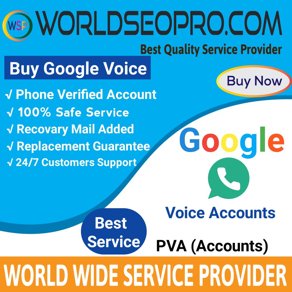 Buy Google Voice Number - 100% Safe Accounts