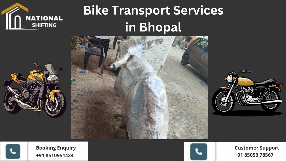 Bike Transport Service in Bhopal | Train and Courier Options