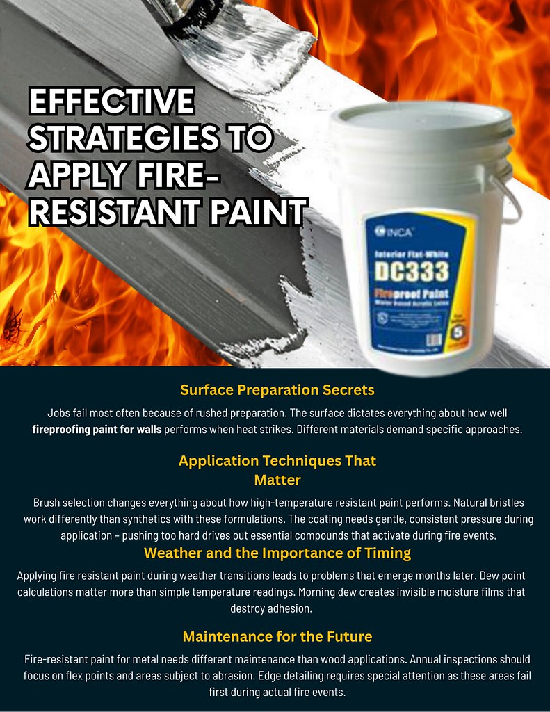 Effective Strategies to Apply Fire-Resistant Paint | Flickr