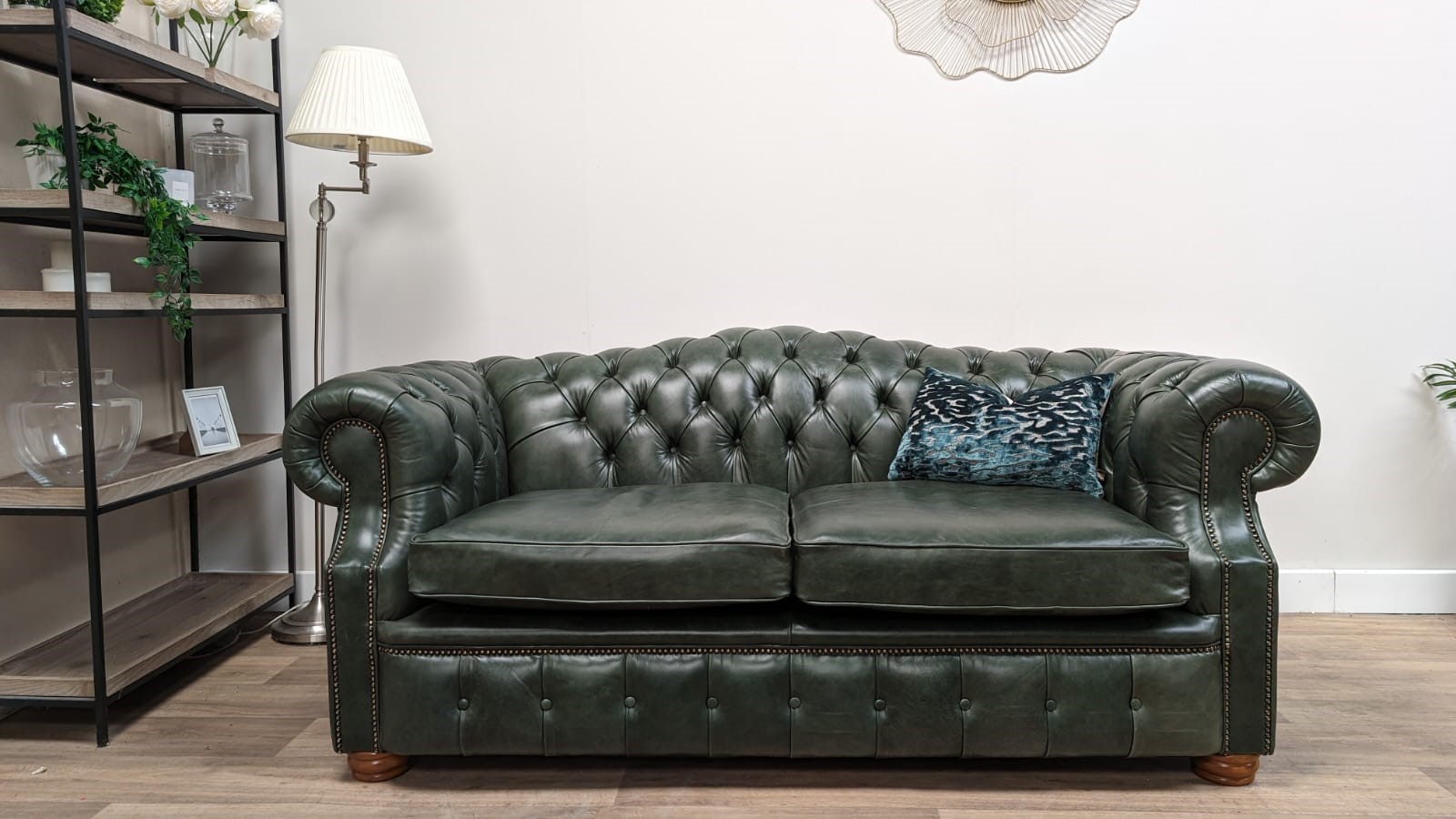 Styling a Modern Loft Apartment with a Chesterfield Leather Sofa