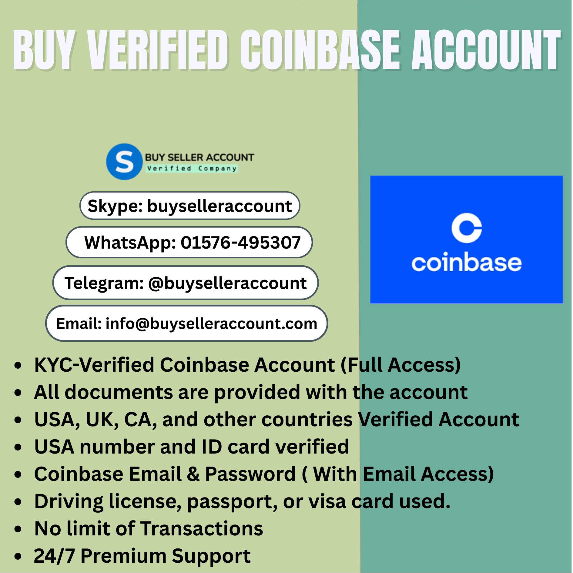 Buy Verified Coinbase Account | 100% verified & Fast