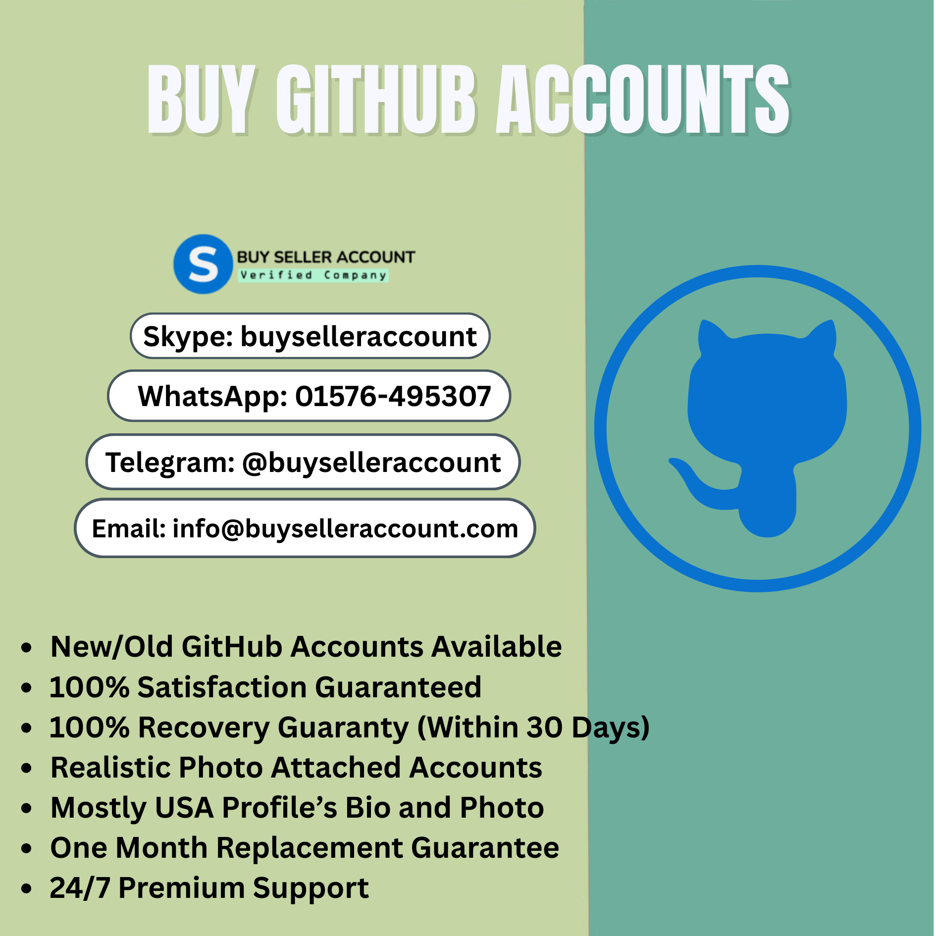 Buy GitHub Accounts | Aged & 100% Verified Profiles Fast