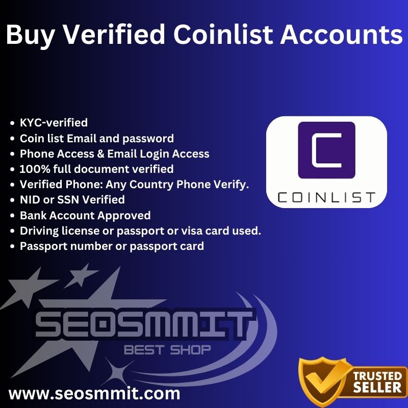 Buy Verified Coinlist Accounts-With 100% DM Verified