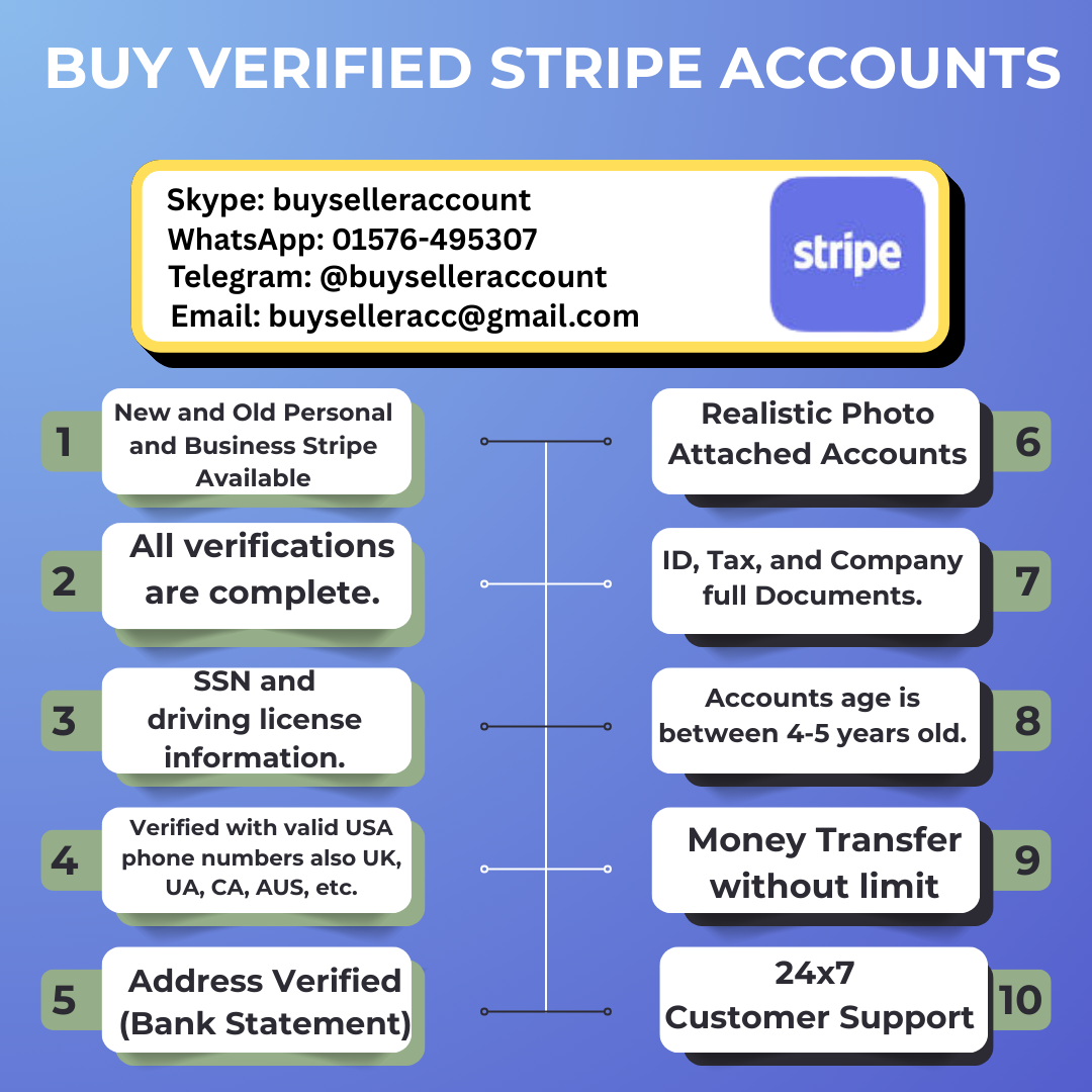 Buy Verified Stripe Account | 100% Verified & Secure Setup