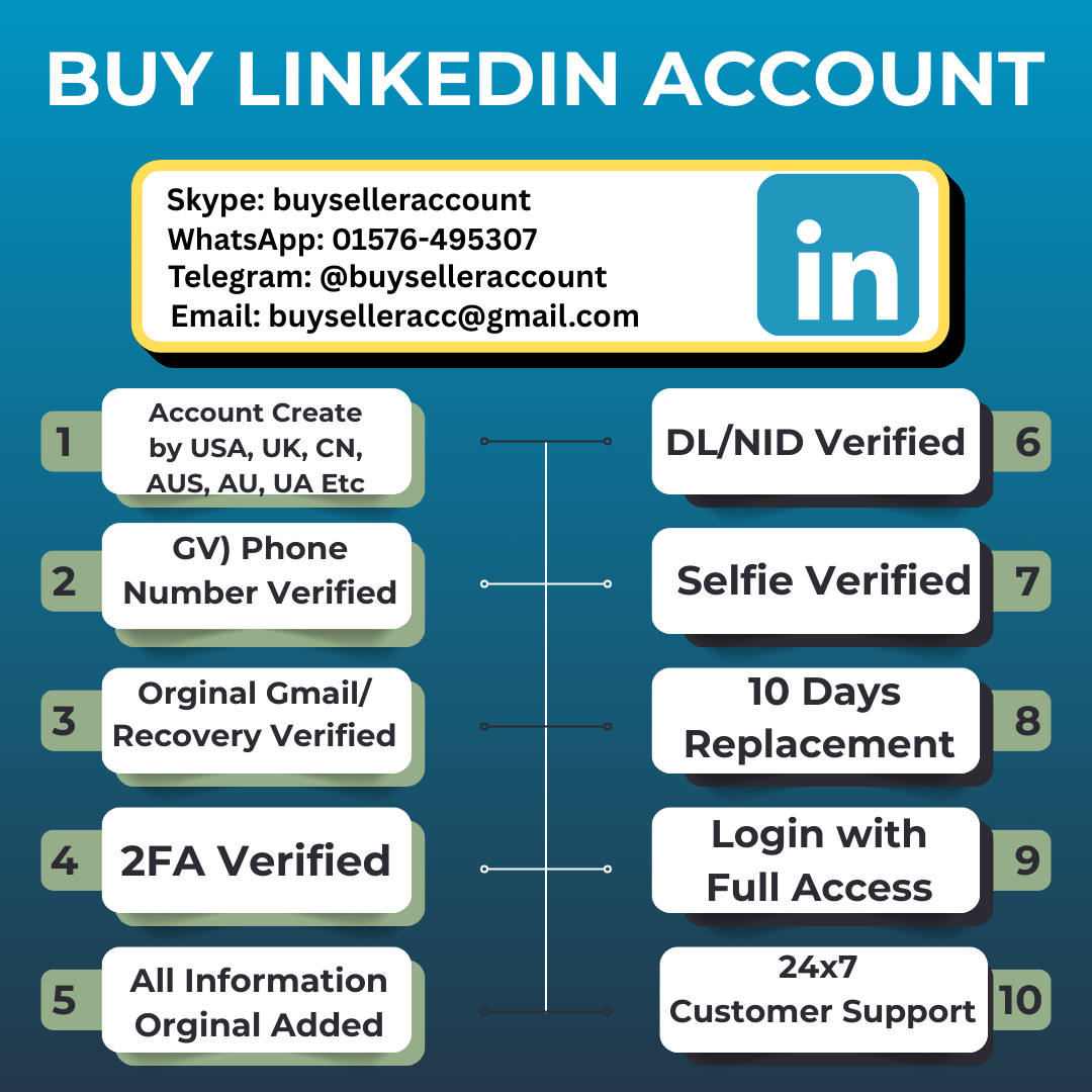 Buy Verified LinkedIn Accounts | 100% Safely and Effectively