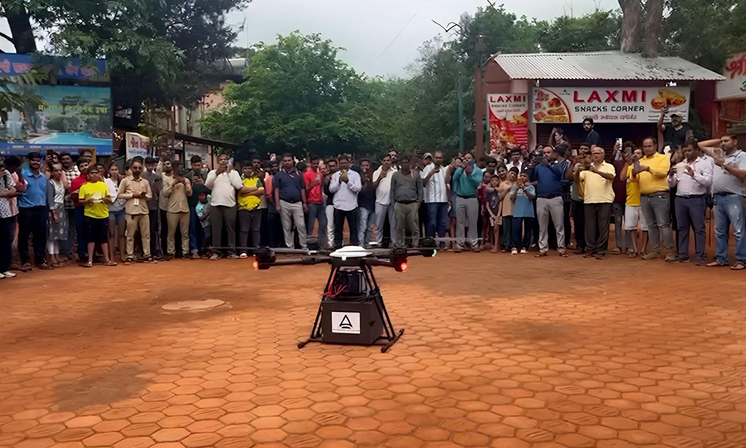 India Post flies a postal bag by drone from Karjat to Matheran in 15 mins