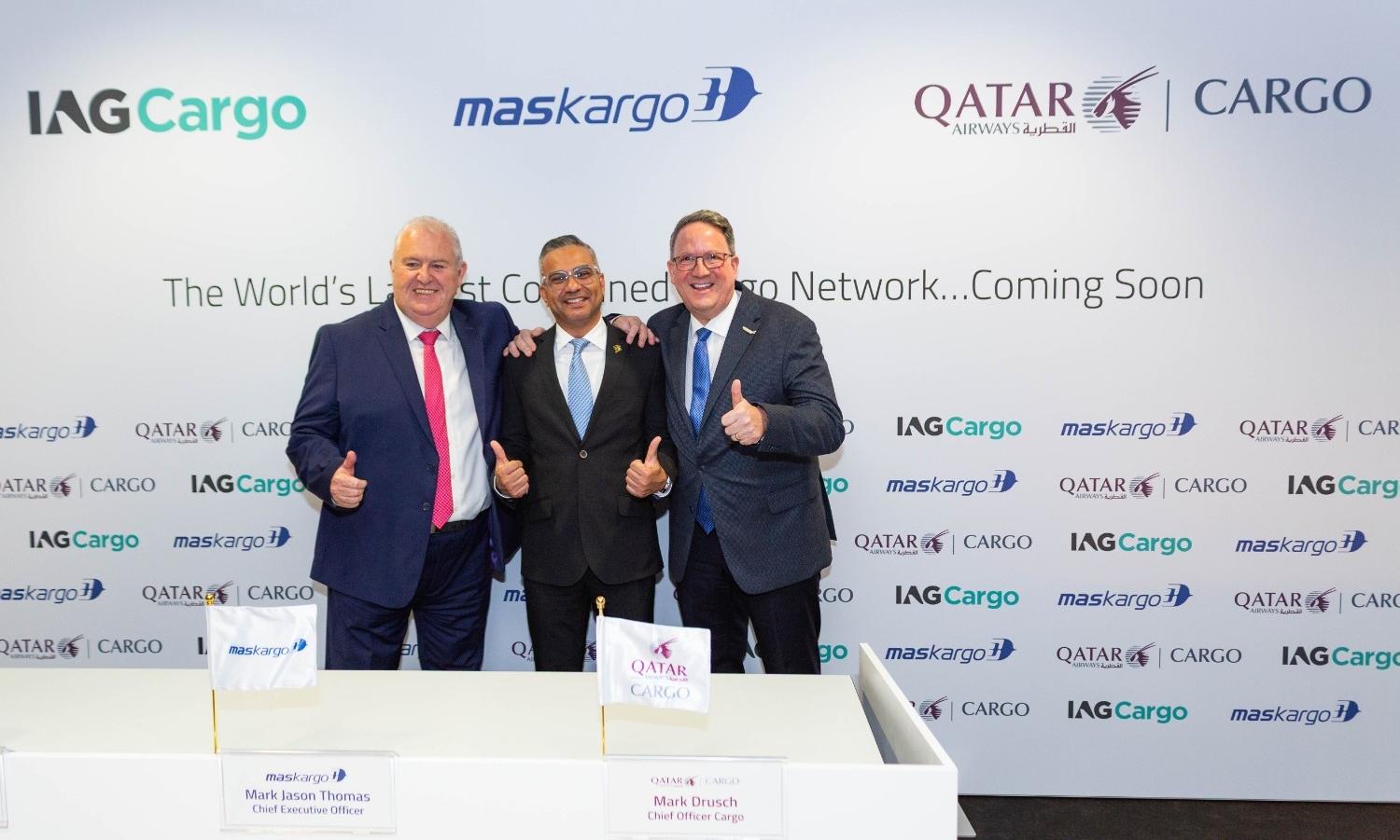 Qatar, IAG and MASkargo plan new cargo network across key regions