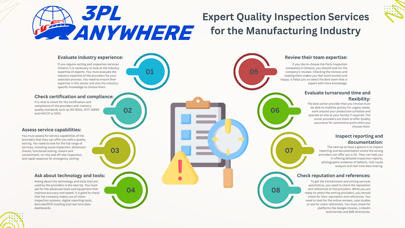 Expert Quality Inspection Services for the manufacturing industry